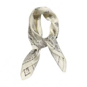 NEW HOTLINE women's western cowgirl boho bandana silky feel wild rag scarf in wh